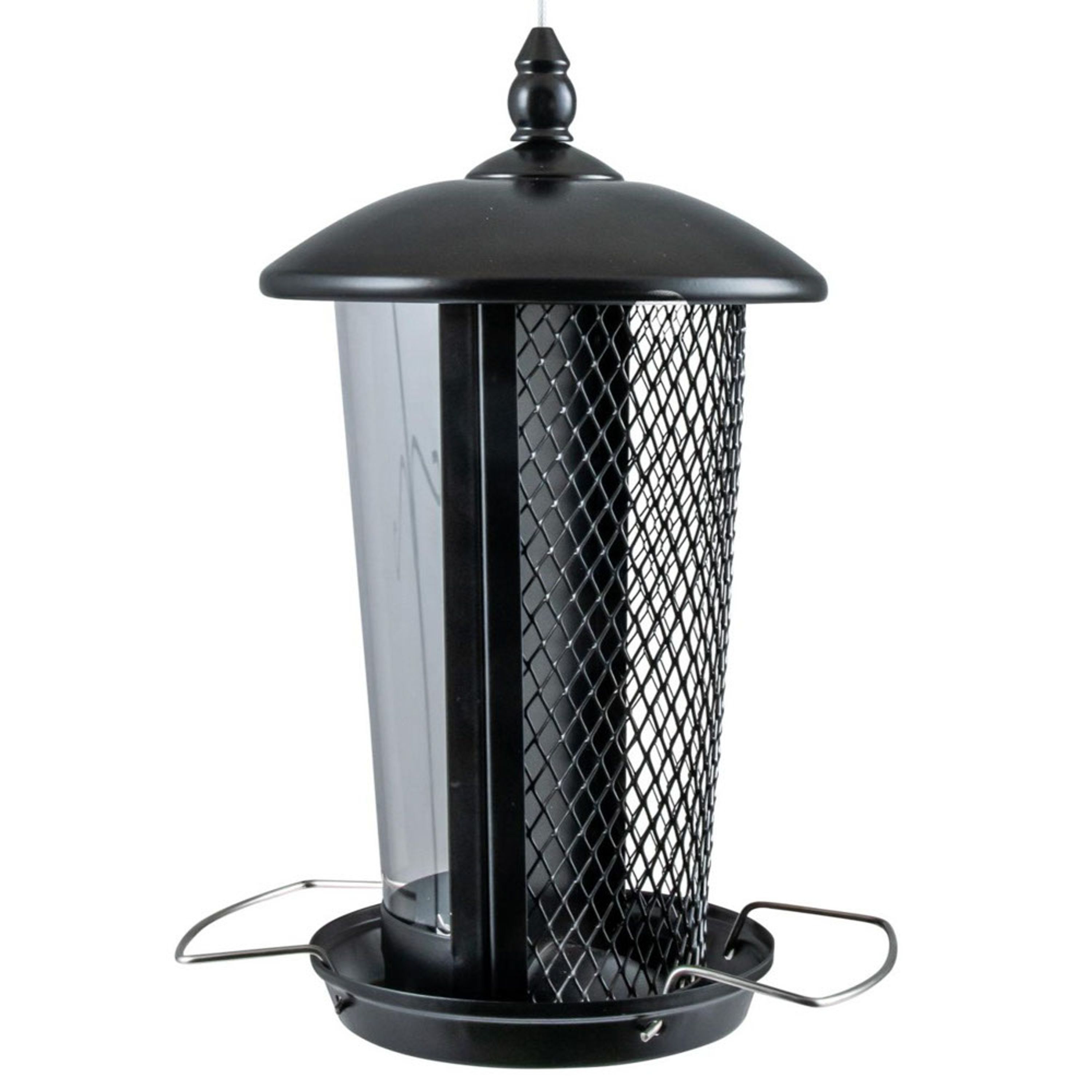 2-in-1 Futtersäule Evia - schwarz | CJ Wildlife